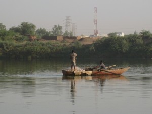 fishing in the Nile